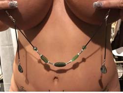 Green Lava Nipple Chain